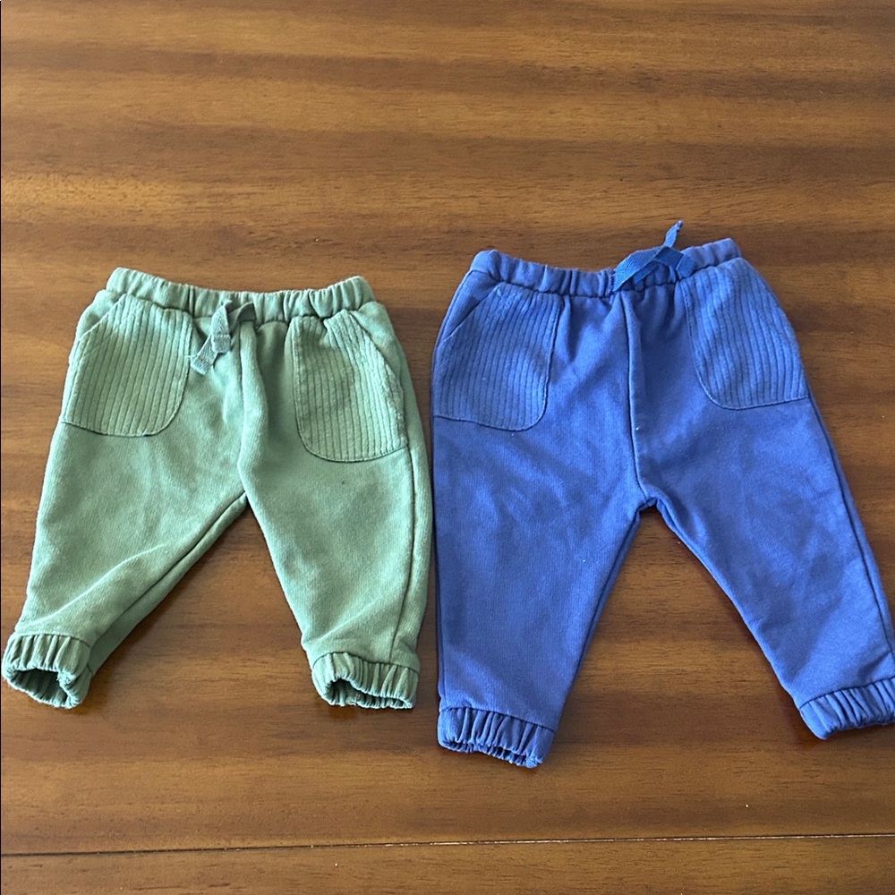 Cat & Jack Kids' Green and Blue Joggers